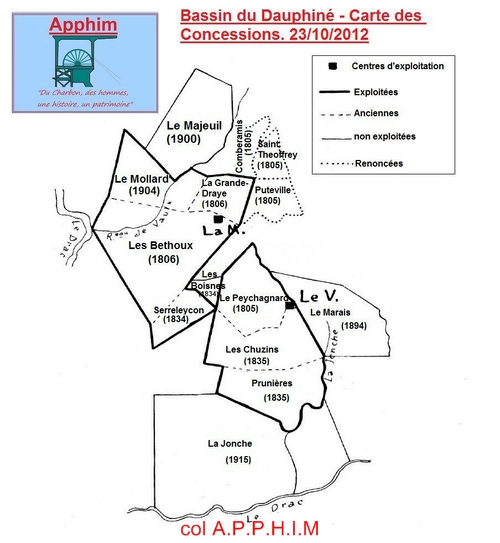Carte des concessions